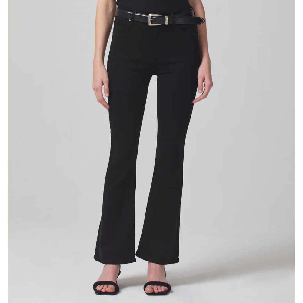 Citizens Of Humanity Women's Size 31 Black Stretch Denim Lilah High Rise Bootcut